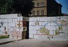 Image 30Barricade in Riga to prevent the Soviet Army from reaching the Latvian Parliament, July 1991. (from History of Latvia)