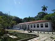 Visitor centre of the Rio de Janeiro Botanical Garden, Brazil.