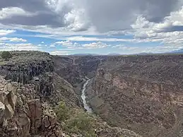 View of the Rio Grande Gorge near Taos, New Mexico