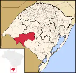 Location of Campanha Central