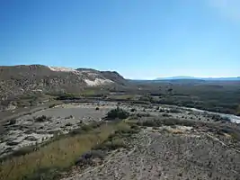 Overlook of Rio Grande Village in Big Bend National Park, Texas.