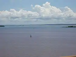 Paraná River in Presidente Epitácio