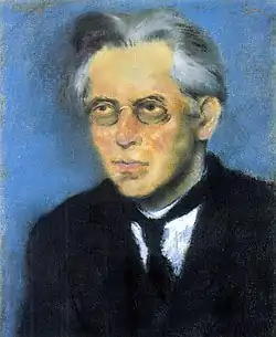 Ernő Osvát portrayed by József Rippl-Rónai