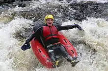 River bug in rapids