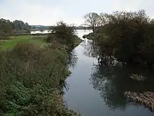 River Anker and Alvecote Pools, viewed from Shuttington Bridge