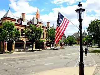 The Arcade Building and Riverside Township Hall