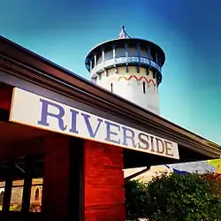 Riverside's Historic Water Tower and Train Station