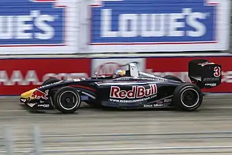 Robert Wickens driving at the Grand Prix of Houston Champ Car Atlantic support race in 2007