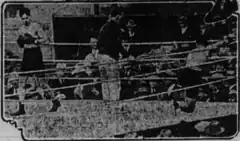 Roberts's knockout of Joe Dundee December 4, 1926