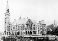 Rochdale Town Hall (1874) with Crossland's original clock tower