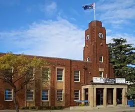 Rockdale Town Hall designed by Douglas Gardiner