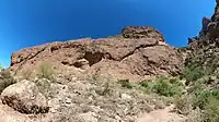 Rock formation, Siphon Draw trail.