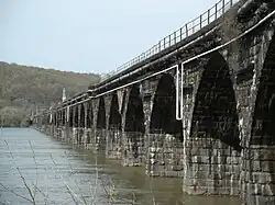 The Rockville Bridge over the Susquehanna River