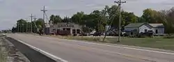 Rogers, seen from U.S. Highway 30