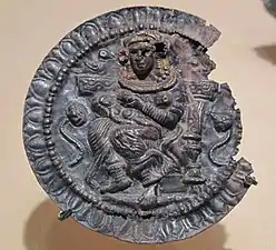 Rondel with the Goddess Hariti, 1st century CE.