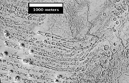 "Rootless Cones" on Mars (MRO, January 4, 2008) (25°54′36″N 173°45′36″E﻿ / ﻿25.910°N 173.760°E﻿ / 25.910; 173.760)