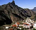 Roque Bentayga from Tejeda