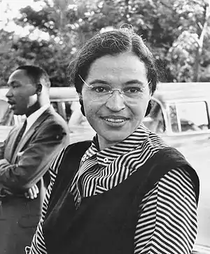 Rosa Parks was of Cherokee-Creek, African-American and Scots-Irish descent.