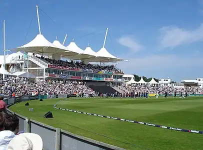 The Rose Bowl, near Southampton, home to Hampshire County Cricket Club