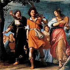 Matteo Rosselli The triumphant David.