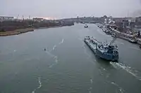 Barge on Don River