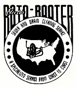 Original Roto-Rooter logo, (1940-1953)