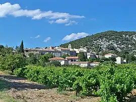 A view of the village of Rousset-les-Vignes