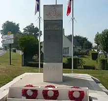 Royal Artillery memorial in Ver-sur-Mer