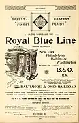 Advertisement for the Royal Blue in the January 1896 issue of McClure's magazine