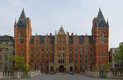 Image 7Royal College of MusicPhoto credit: DiliffThe front facade of the Royal College of Music in Kensington, London. This prestigious music school was founded in 1882 as a successor to the National Training School for Music by the then-Prince of Wales (later Edward VII). The college building was designed by Sir Arthur Blomfield.More featured pictures