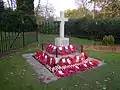 Small memorial outside the Church in November 2016