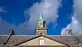 The Clocktower on the north side of the Courtyard.