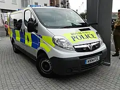 A Vauxhall Vivaro of the Royal Navy Police.