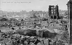 Image 5Ruin left by the Great Baltimore Fire of 1904 (from Maryland)