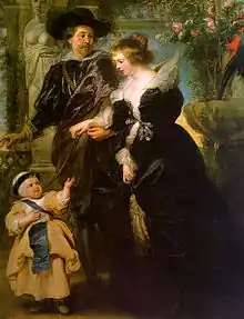 Rubens and Hélène Fourment and their son Peter Paul c. 1639, Metropolitan Museum of Art, New York