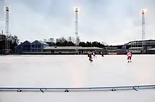 The bandy team playing in Gothenburg