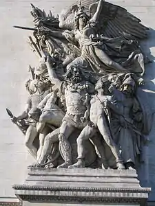 The Marseillaise by François Rude, (1836), on base of the Arc de Triomphe