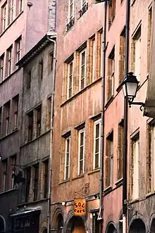 Buildings in the rue du Bœuf