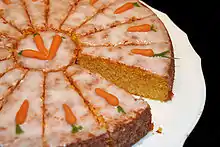 A carrot cake