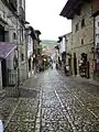 One of the streets in Santillana del Mar.