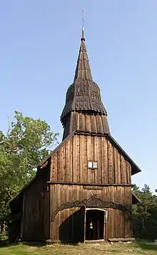 Ruhnu wooden church