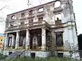 Ruin of a former University Library in Mostar