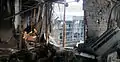 Inside of the ruined Donetsk airport (December 2014)