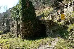 Ruins of the village in 2008