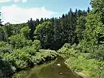 The Chelsea Creek flows southeast through Old Chelsea, eventually forming part of the southern border with Gatineau.