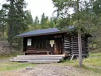 Wilderness hut in Urho Kekkonen National Park, Lappland, Finland