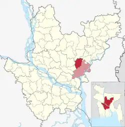 Location of Rupganj