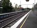 South-east bound view from Platform 2 in October 2005