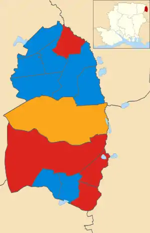 2018 results map