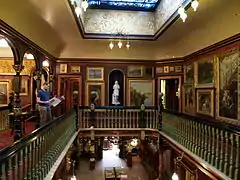 Interior of the hall in the museum